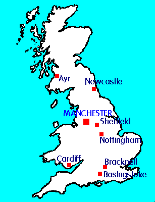 Superleague Team Map